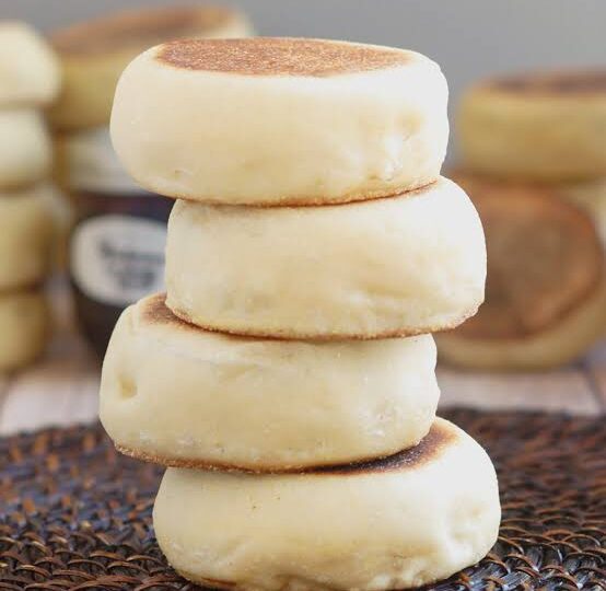 Sourdough english muffins recipe