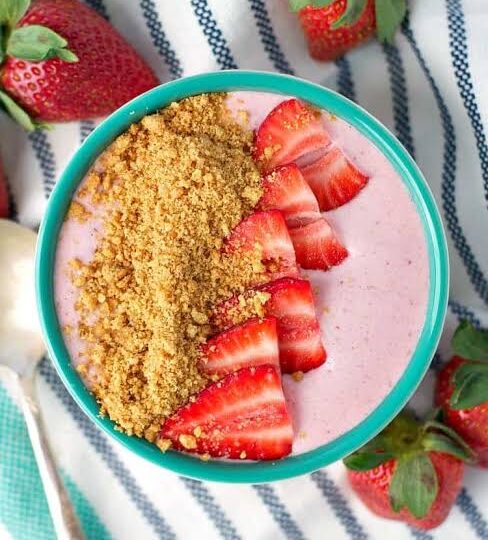 strawberry cheesecake bowl