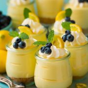 Skinny Lemon Cheesecake Mousse