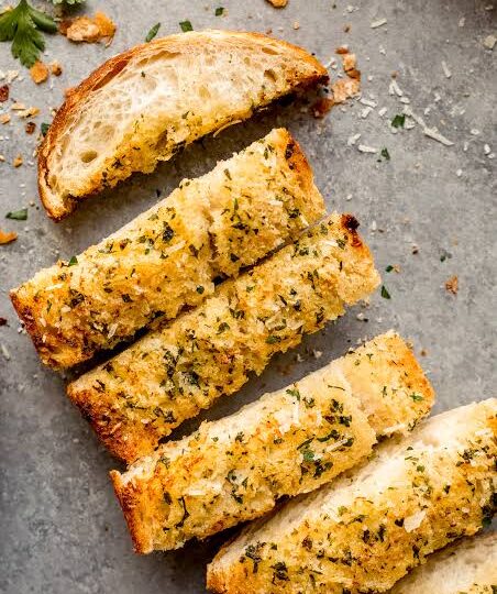 Sourdough No Knead Garlic Bread Recipe