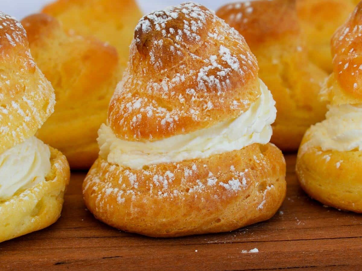 sourdough cream puffs
