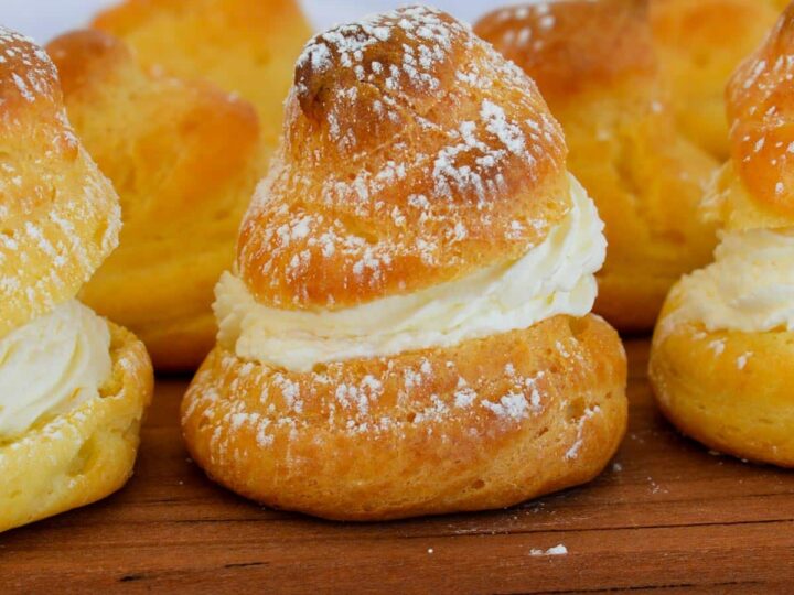 sourdough cream puffs