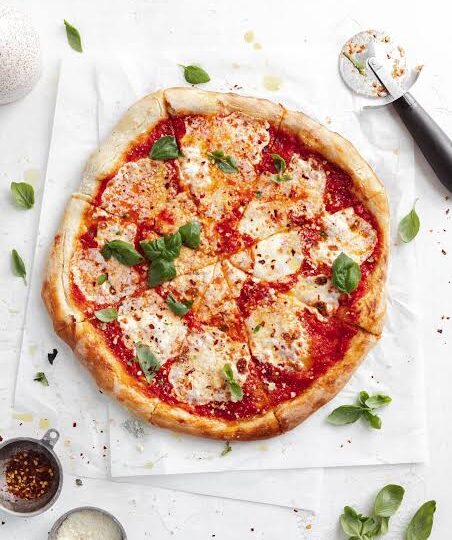 sourdough homemade pizza