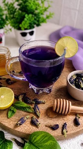 Magical Purple Herbal Drink
